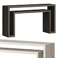 Modern Minimalist Desk 3d model