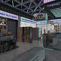 Cat and Dog Trendy Play Shop Front Desk with Welcome Carpet Display Stands and Toys