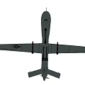 Advanced Smart Military Drone With Payload And Mission Capabilities 3d model