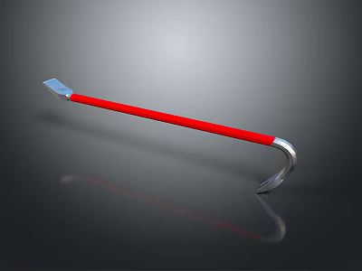 Iron Crowbar Iron Skid Crowbar Tools Hardware Tools Processing Tools Furniture 3d model