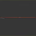 Shooting Weapon Training Target with Red Circular Segmented Sections and White Lines
