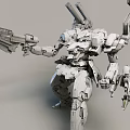 Trendy Play Robot Armored Mech Armored Core Game Character Game Character Movie Character Toy Decoration Toy 3d model