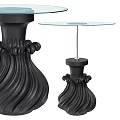Jane European Tea Table Art Tea Table Modeling Tea Table Round Side Table 3d model