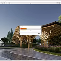 Modern Gate Landscape Gate Park Gate Alien Gate Entrance Gate 3d model