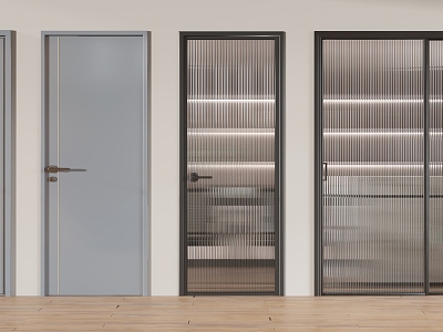 Modern door combination model