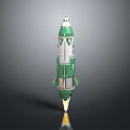 missile sci-fi weapon future weapon sci-fi equipment concept weapon next generation weapon next generation equipment 3d model