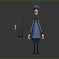 Postman Game Items 3d model