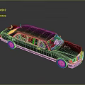 Black Luxury Stretch Limousine with Sleek Body Tinted Windows and Polished Wheels