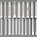 European Roman Column Roman Column Gypsum Column Carved Roman Column 3d model