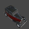 vintage car 3d model