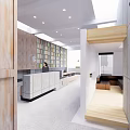 Library Tooling Bookshelf Book Bar Reading Room Magazines Reading Comics 3d model
