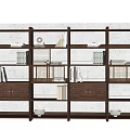 Modern Wooden Bookshelf With Open Shelves And Multiple Storage Compartments For Home Library Decorative