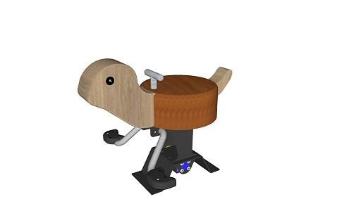 Modern Rocking Horse 3d model