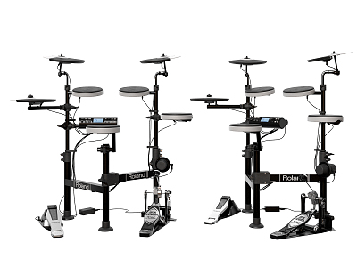 Modern Drum Instrument Electronic Drum 3d model