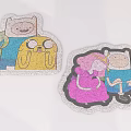 Colorful Cartoon Character Stickers with Adventure Time Inspired Designs and Vibrant Details