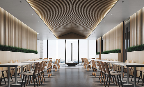 Modern Restaurant 3d model