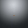 High Quality Long Thin White Electronic Component With Orange Central Block 3d model