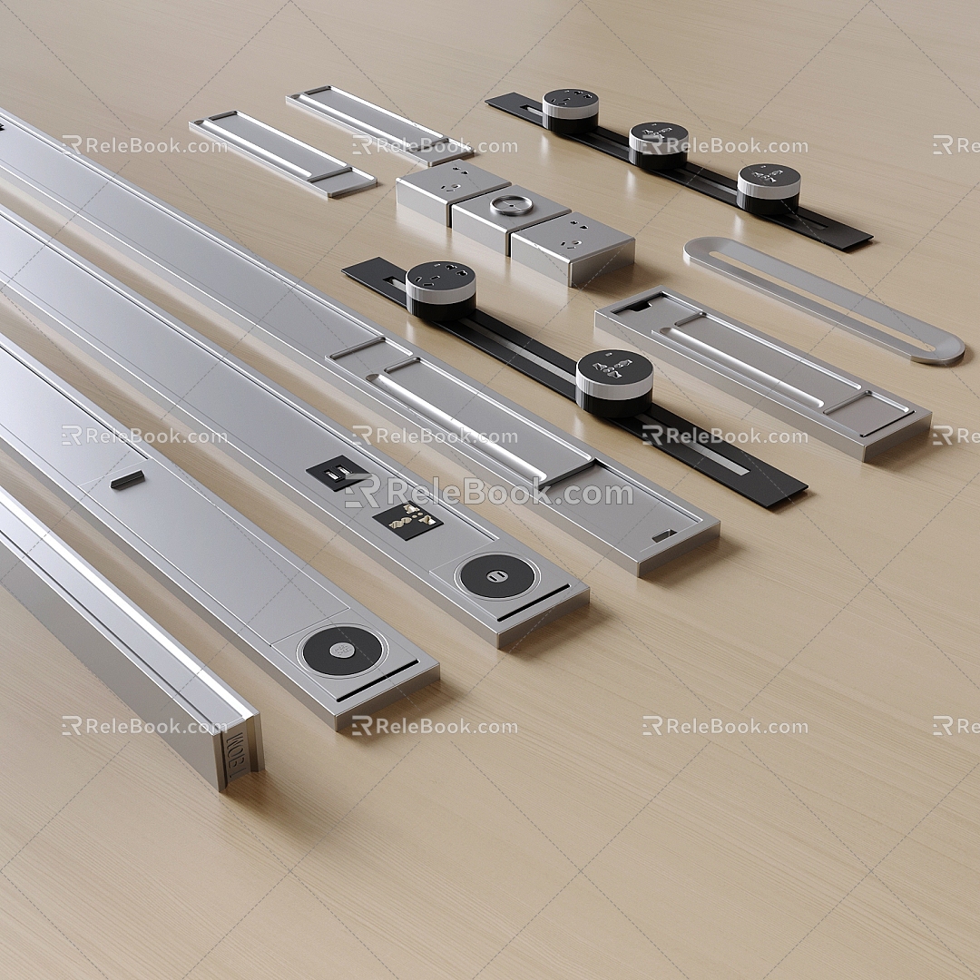 wire box socket usb socket 3d model