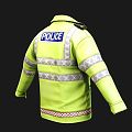 Police Uniform Clothing Clothing Clothing Police Uniform Traffic Uniform Coat 3d model