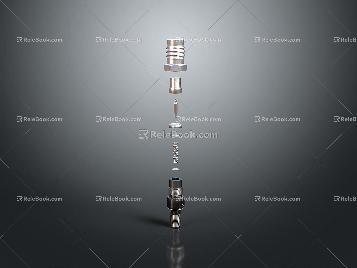 Engine Injector Nozzle 3d model