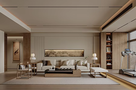 Song's Aesthetic Living Room 3d model