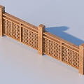 Railing Guardrail Fence 3d model