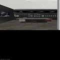 Modern Specialty Store Interior With Ceiling Lights Display Cabinets Various Products And Counter Seating