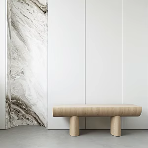 Modern bench 3d model