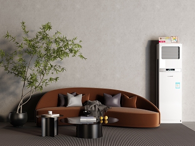 Special-shaped sofa air conditioning model