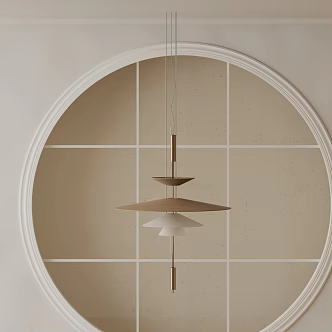Modern chandelier 3d model