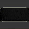 Car Tire With Black Red Alloy Wheel Rim And BBS Logo Tread Pattern