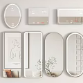 Stylish Mirrors in Various Shapes and Frames for Modern Interior Decor with Reflections