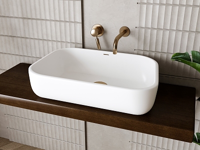 Modern wash basin 3d model