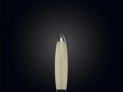 Modern White Cylindrical Chandelier Design With Sleek Metal Accent And Minimalist Style 3d model