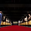 2023 Ocean Engine Baijin Project Red Carpet Scene with Person Posters and Background Boards