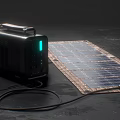 Portable solar cell 3d model