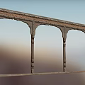 Traditional Casement Window With Carved Frame Arched Design And Decorative Columns