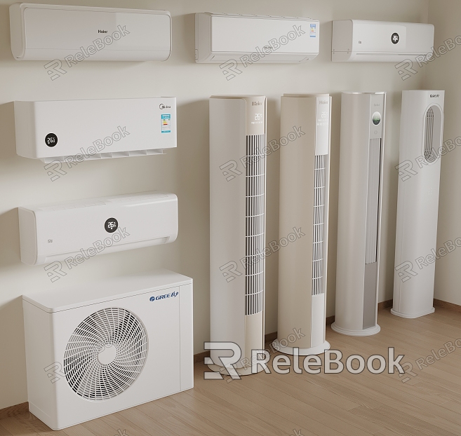 Modern air conditioner vertical air conditioner wall-mounted air conditioner air conditioner external unit model