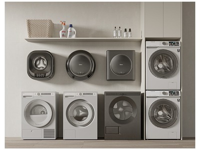 Modern washing machine model