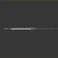Medical Syringe For Organ And Hair Treatment Medical Procedures