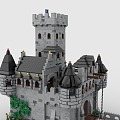 Lego Toys Castle Building House Villa Clone City Kingdom 3d model