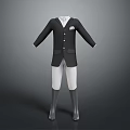 Equestrian Riding Outfit With Black Jacket White Pants And Black Boots