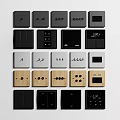 Modern Switch Smart Switch 3d model