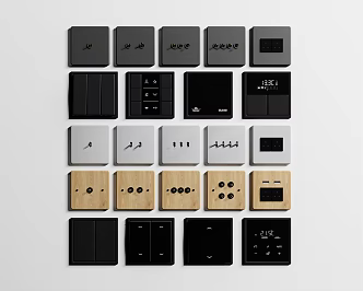 Modern Switch Smart Switch 3d model