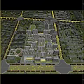 Aerial View Of Modern Urban Residential Community With High Rise Buildings And Green Spaces