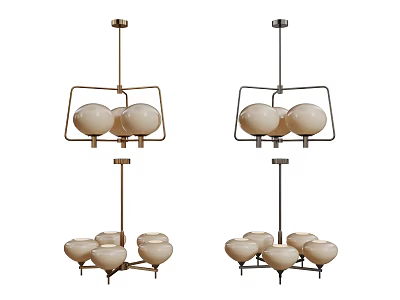 Modern Chandelier Art Chandelier Spherical Chandelier 3d model