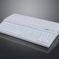 AZIO White Modern Ergonomic Keyboard Electronic Device Computer Accessory For Typing