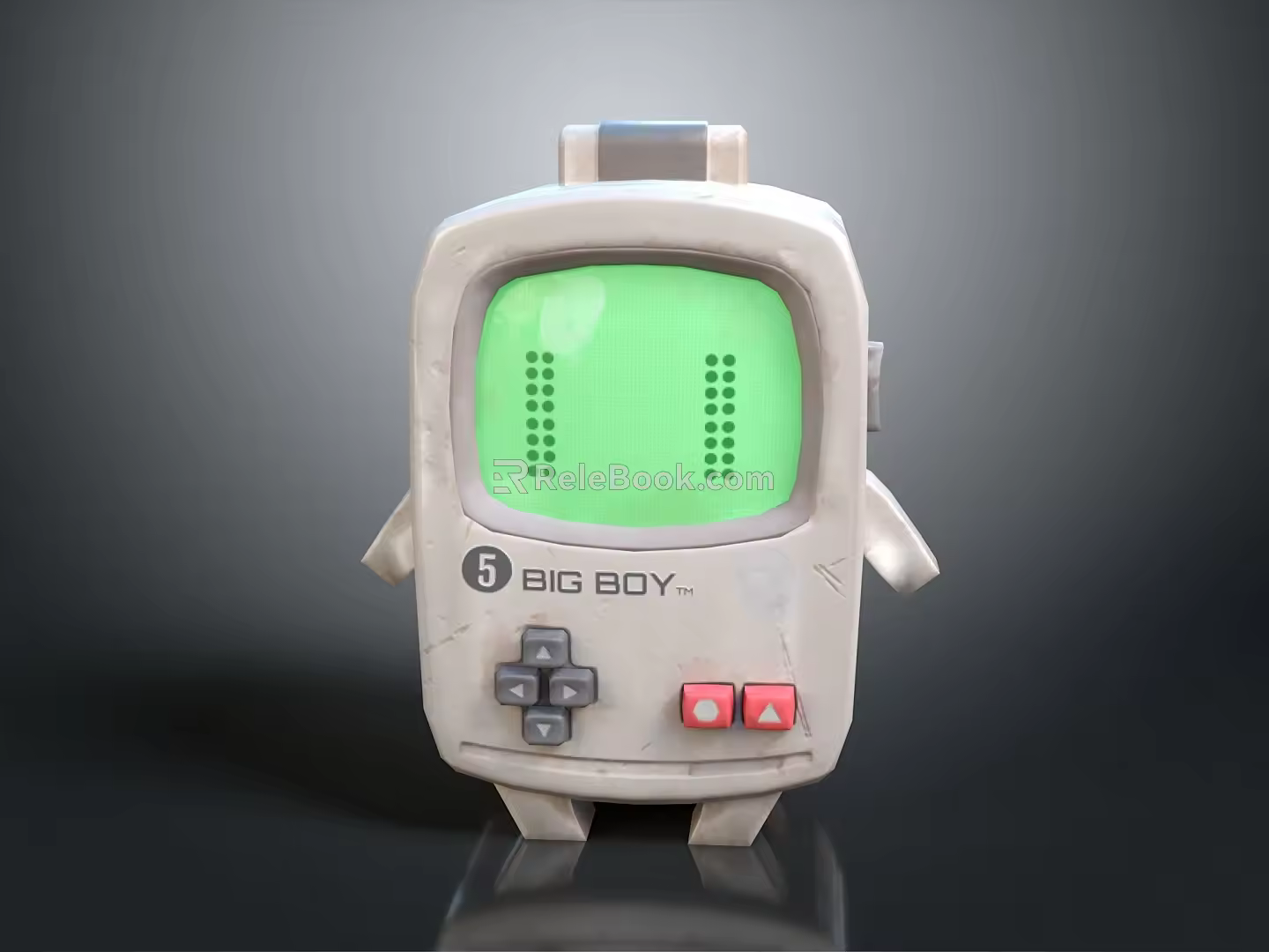 Game machine electronic chicken hand game machine hand game machine handheld game machine computer 3d model
