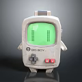 Game machine electronic chicken hand game machine hand game machine handheld game machine computer 3d model