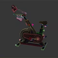 Modern Stationary Exercise Bike With Digital Display And Ergonomic Seat